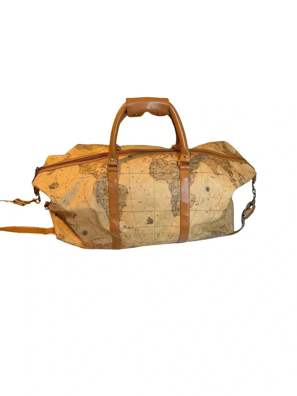Vintage Euro Pac World Map Travel Bag Duffle Bag